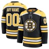 Miesten NHL Boston Bruins Pelipaita Custom Fanatics Premium Koti 2024-25 Musta